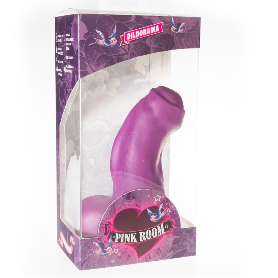 PINK ROOM - NESTOR REALISTIC DILDO PURPLE 16.5 CM - NOCTURNA DESIRES