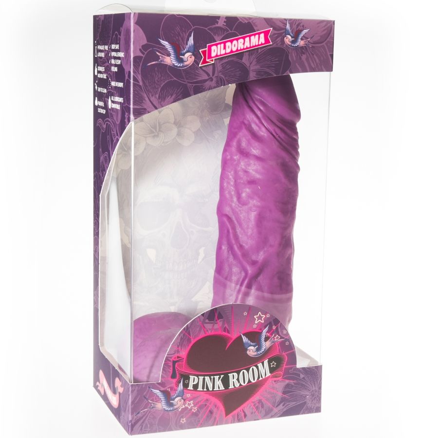 PINK ROOM - CHEMS REALISTIC DILDO PURPLE 20 CM - NOCTURNA DESIRES
