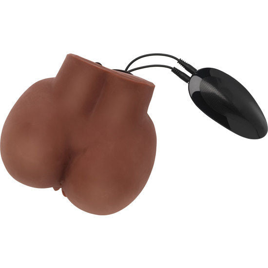 ACT - BIG ASS REALISTIC MASTURBATOR WITH BROWN VIBRATOR - NOCTURNA DESIRES