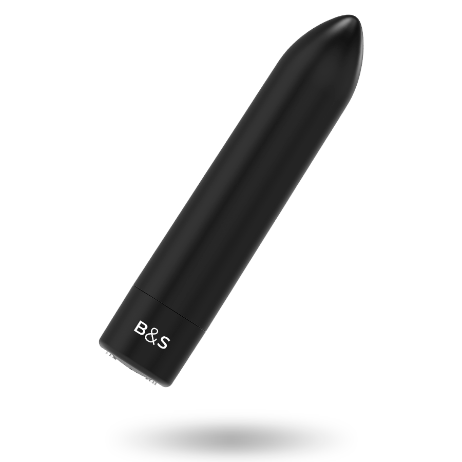 BLACK&SILVER - KERNEX 2 BLACK VIBRATING MAGNETIC BULLET - NOCTURNA DESIRES
