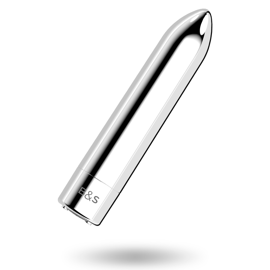 BLACK&SILVER - KAILAN 2 SILVER VIBRATING MAGNETIC BULLET - NOCTURNA DESIRES