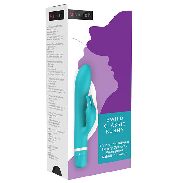 B SWISH - BWILD CLASSIC BUNNY RABBIT VIBRATOR JADE B SWISH  NOCTURNA DESIRES