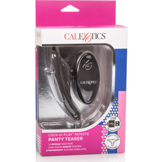 CALEXOTICS - XO REMOTE LOCK N PLAY PANTY TEASER - NOCTURNA DESIRES