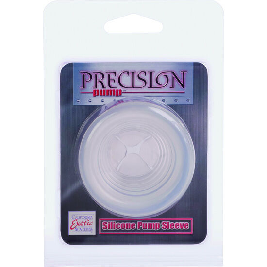 CALEXOTICS - UNIVERSAL SILICONE PUMP SLEEVE CLEAR - NOCTURNA DESIRES