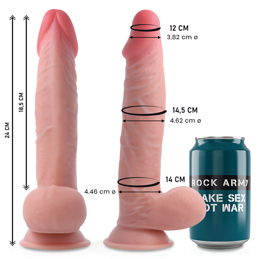 ROCKARMY - DUAL DENSITY SHERMAN 24 CM -O- 4.62 CM - NOCTURNA DESIRES