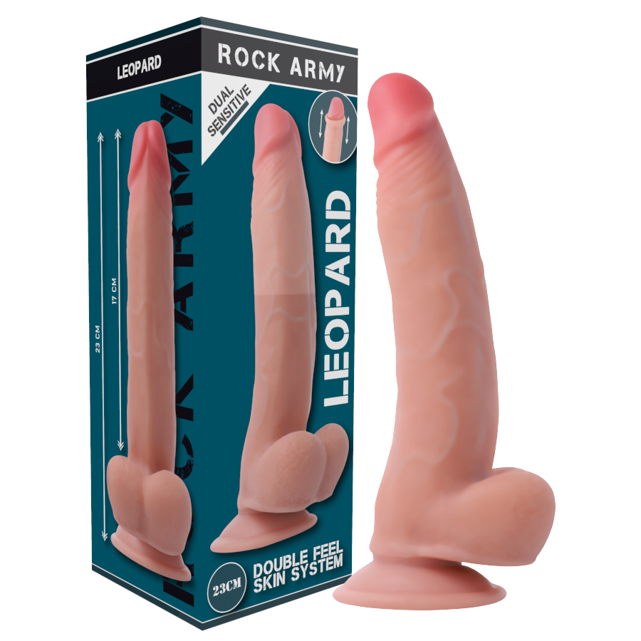 ROCKARMY - DUAL DENSITY LEOPARD 23 CM -O- 4.77 CM - NOCTURNA DESIRES