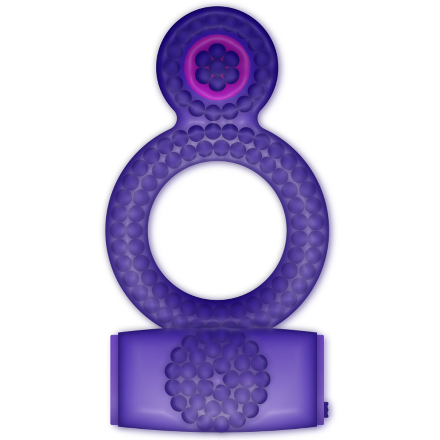 CASUAL LOVE - RING VIBRATING DOUBLE PLEASURE PURPLE CASUAL LOVE  NOCTURNA DESIRES