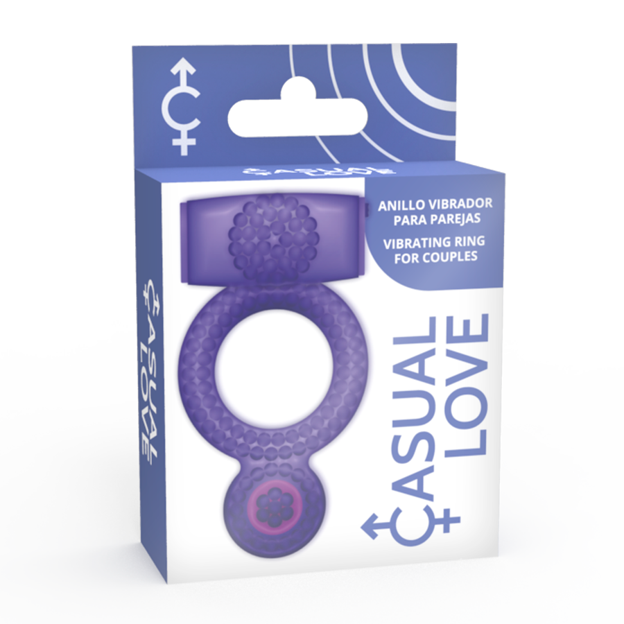 CASUAL LOVE - RING VIBRATING DOUBLE PLEASURE PURPLE CASUAL LOVE  NOCTURNA DESIRES