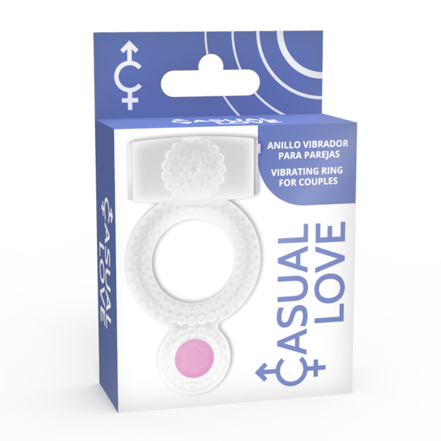 CASUAL LOVE - RING VIBRATING DOUBLE PLEASURE TRANSPARENT CASUAL LOVE  NOCTURNA DESIRES