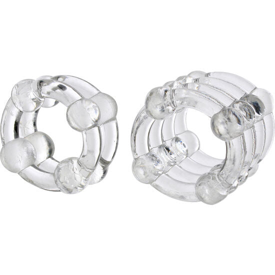 CALEXOTICS - COLT ENHANCER RINGS CLEAR - NOCTURNA DESIRES