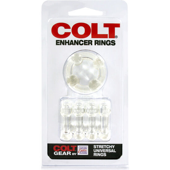 CALEXOTICS - COLT ENHANCER RINGS CLEAR - NOCTURNA DESIRES