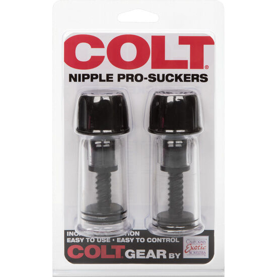 CALEXOTICS - COLT BLACK NIPPLE SUCTION CUPS - NOCTURNA DESIRES