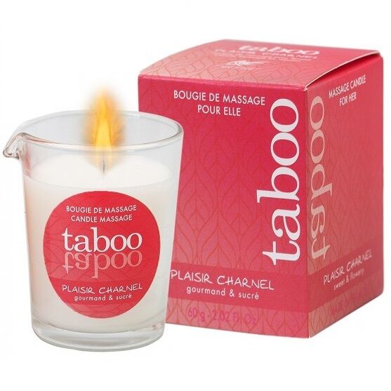 RUF - TABOO MASSAGE CANDLE FOR HER PLAISIR CHARNEL COCOA FLOWER AROMA - NOCTURNA DESIRES