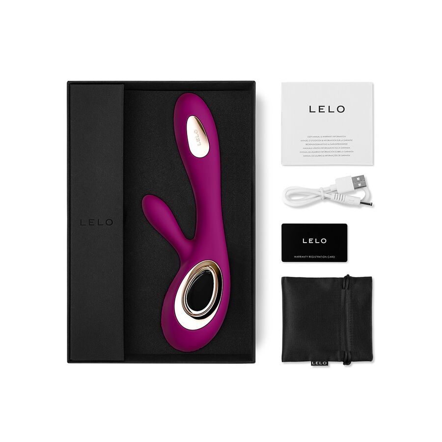 LELO - SORAYA WAVE VIBRATOR RABBIT PURPLE - NOCTURNA DESIRES