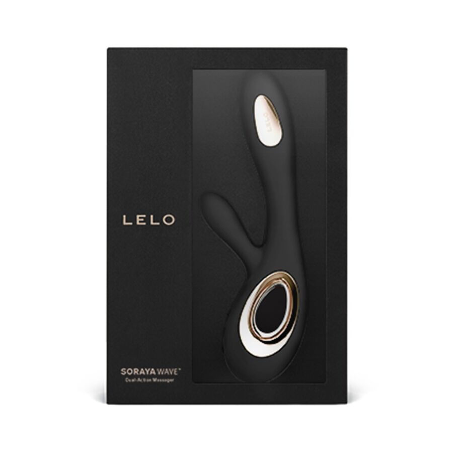 LELO - SORAYA WAVE VIBRATOR RABBIT BLACK - NOCTURNA DESIRES