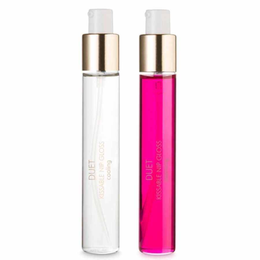 BIJOUX - PACK DUO GLOSS FOR HOT & COLD NIPPLE BIJOUX LOVE COSMETIQUES  NOCTURNA DESIRES
