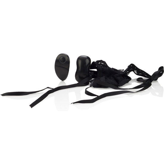 CALEXOTICS - 10 FUNCTION THONG WITH TIES - NOCTURNA DESIRES