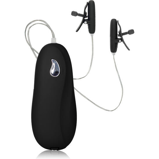 CALEXOTICS - VIBR HEATED NIPPLE TEASERS BLACK - NOCTURNA DESIRES