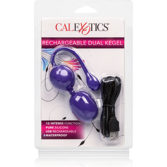 CALEXOTICS - RECHARGEABLE DUAL KEGEL PURPLE - NOCTURNA DESIRES