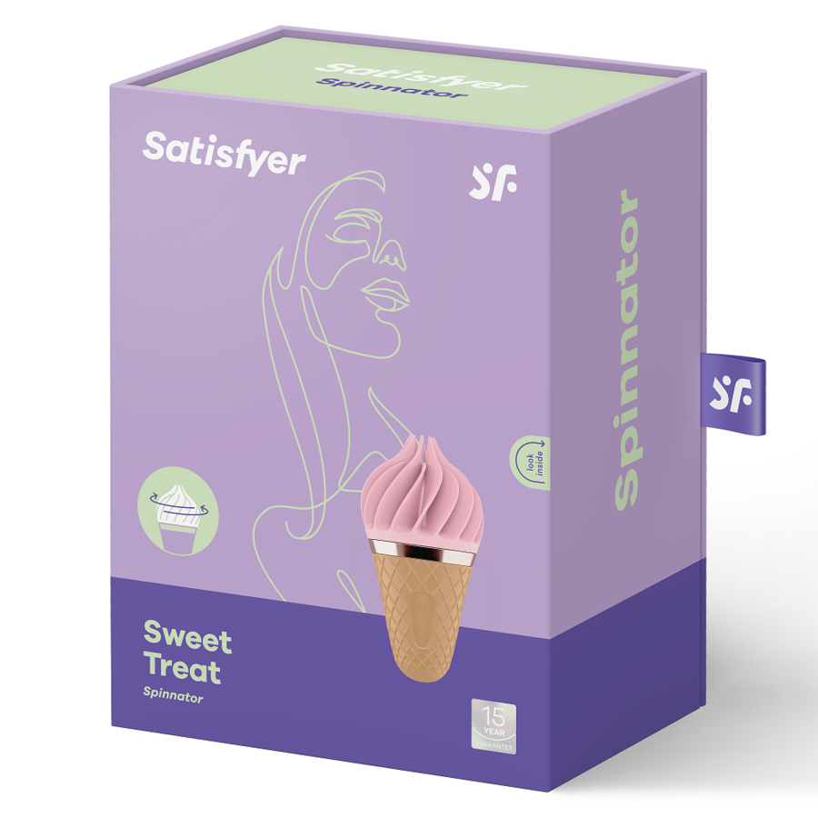 SATISFYER - SWEET TREAT SPINNATOR BROWN & PINK - NOCTURNA DESIRES