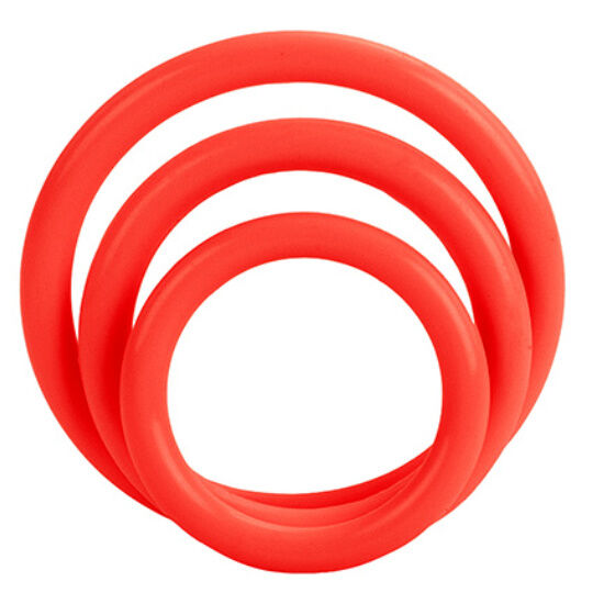 CALEXOTICS - TRI-RINGS SET RED - NOCTURNA DESIRES