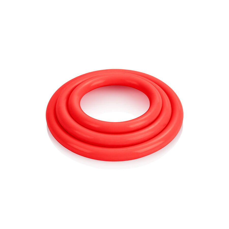CALEXOTICS - TRI-RINGS SET RED - NOCTURNA DESIRES