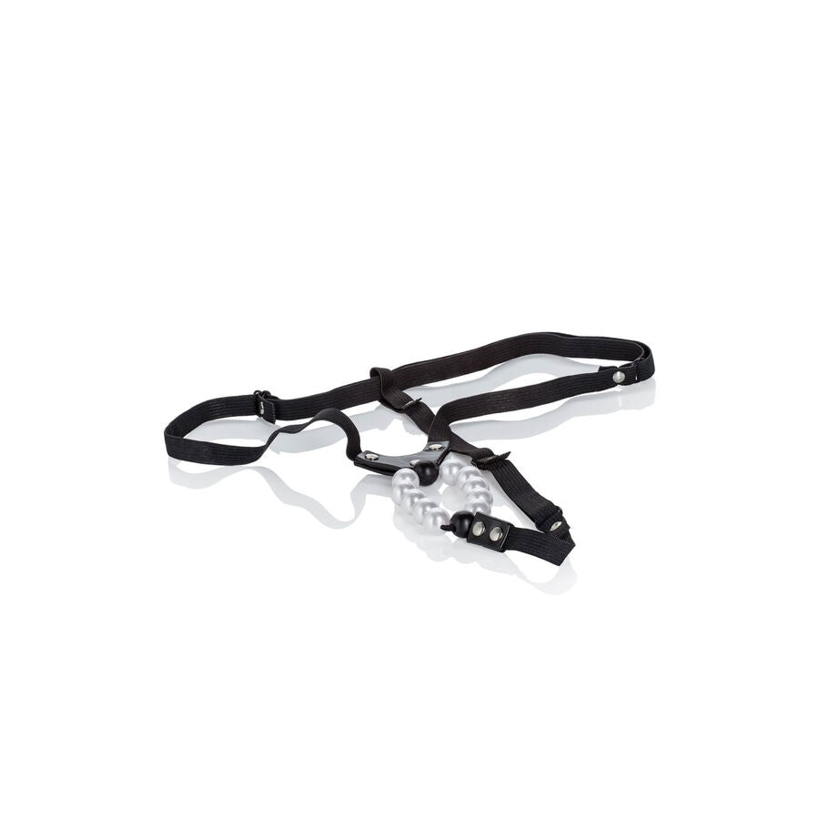 CALEXOTICS - LOVERS THONG W. PLEASURE PEARLS - NOCTURNA DESIRES