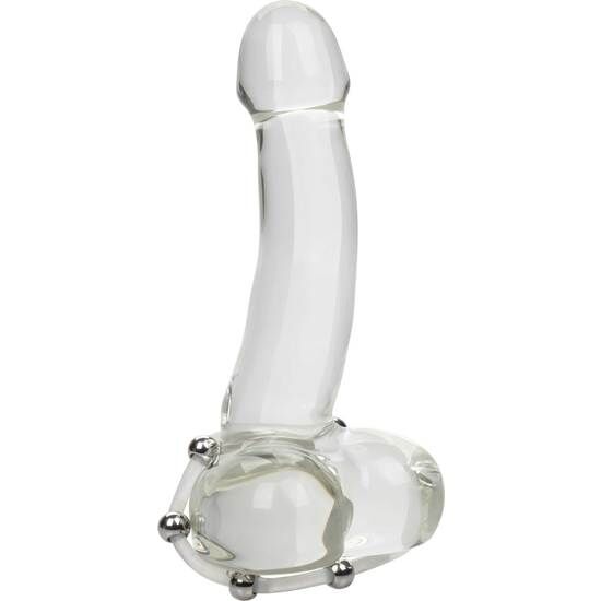 CALEXOTICS - STEEL BEADED SILICONE RING XL - NOCTURNA DESIRES