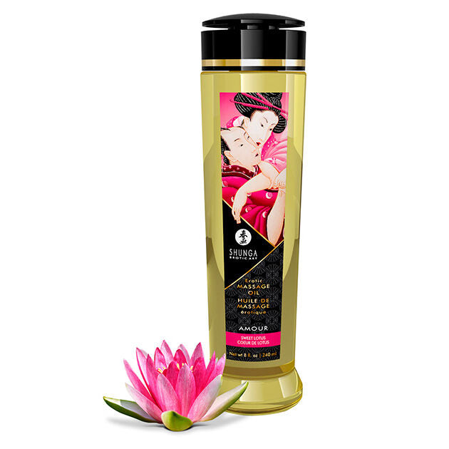 SHUNGA - EROTIC LOVE MASSAGE OIL 240 ML - NOCTURNA DESIRES