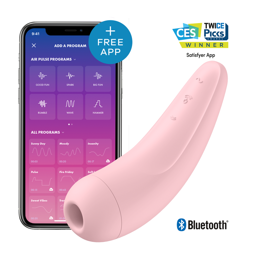 SATISFYER - CURVY 2 + PINK - NOCTURNA DESIRES