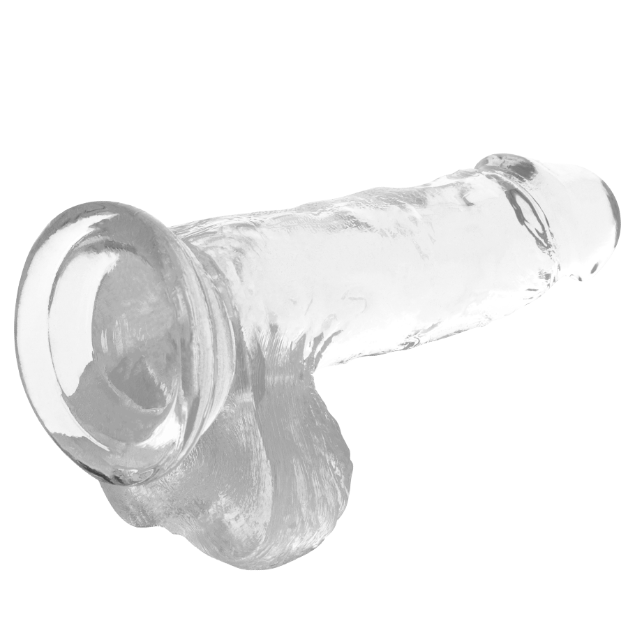 X RAY - CLEAR COCK WITH BALLS 15.5 CM -O- 3.5 CM - NOCTURNA DESIRES