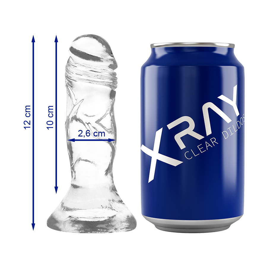 X RAY - CLEAR COCK 12 CM -O- 2.6 CM - NOCTURNA DESIRES