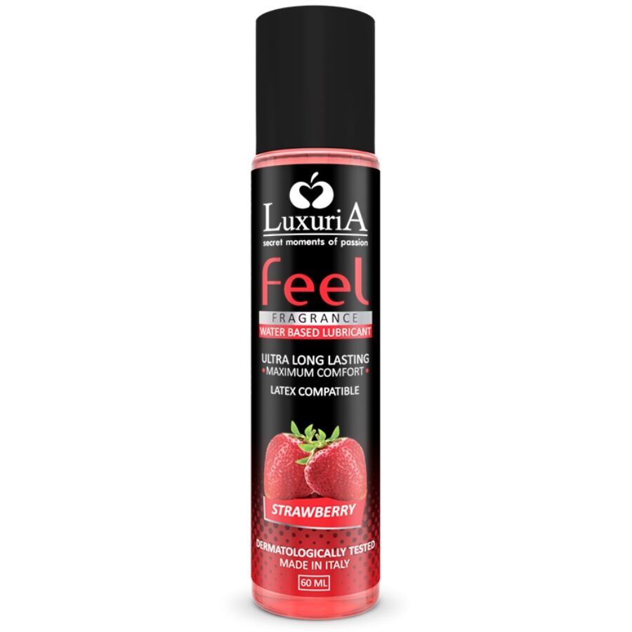 INTIMATELINE - LUXURIA FEEL STRAWBERRY WATER BASED LUBRICANT 60 ML - NOCTURNA DESIRES