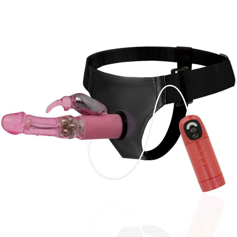 HARNESS ATTRACTION - RNES DANIEL WITH VIBRATION AND ROTATION 18 CM -O- 3.5 CM - NOCTURNA DESIRES