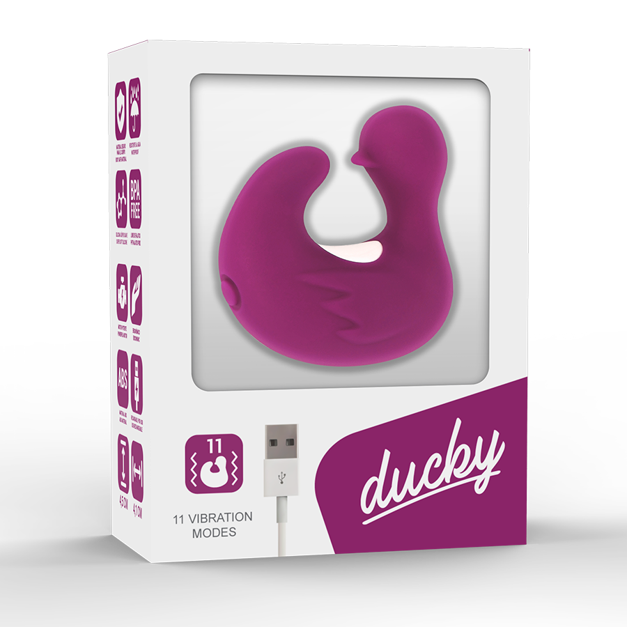 COVERME - DUCKYMANIA RECHARGEABLE SILICONE STIMULATING DUCK THIMBLE - NOCTURNA DESIRES