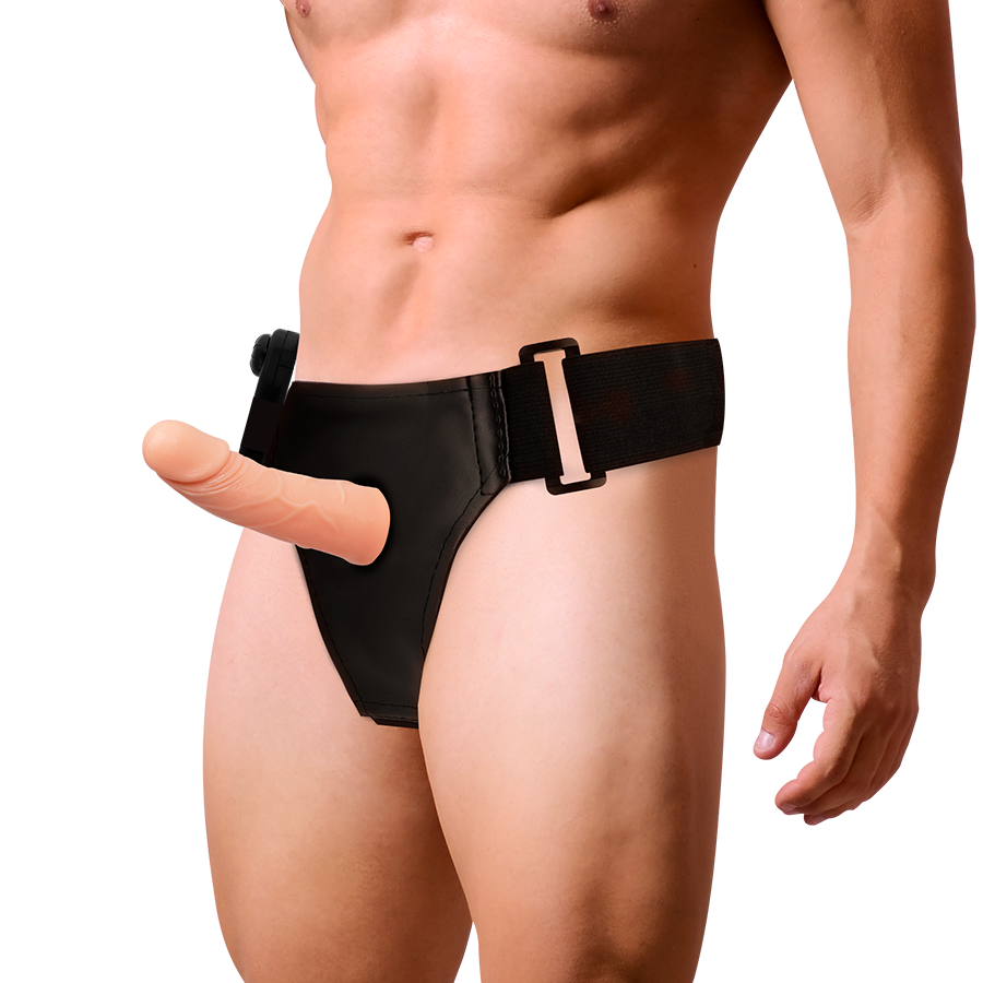 HARNESS ATTRACTION - RNES HOLLOW FRAMES WITH VIBRATOR 15 CM -O- 5 CM - NOCTURNA DESIRES