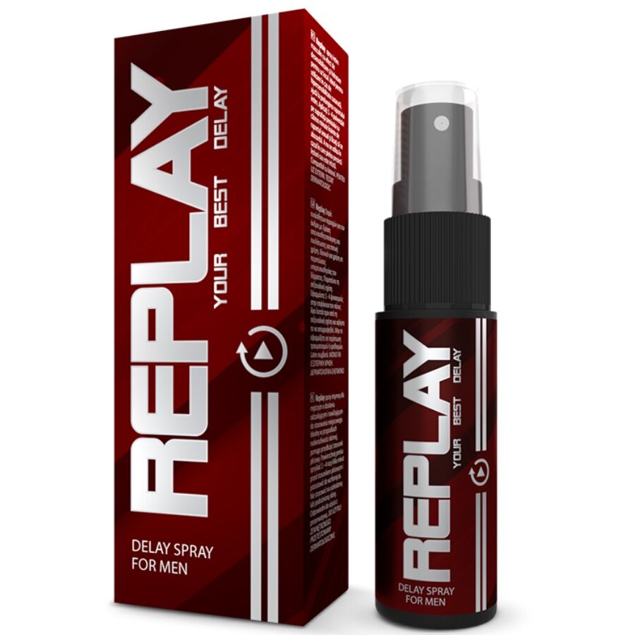 INTIMATELINE - REPLAY DELAY SPRAY RETARDANT AND MOISTURIZING EFFECT 20 ML - NOCTURNA DESIRES