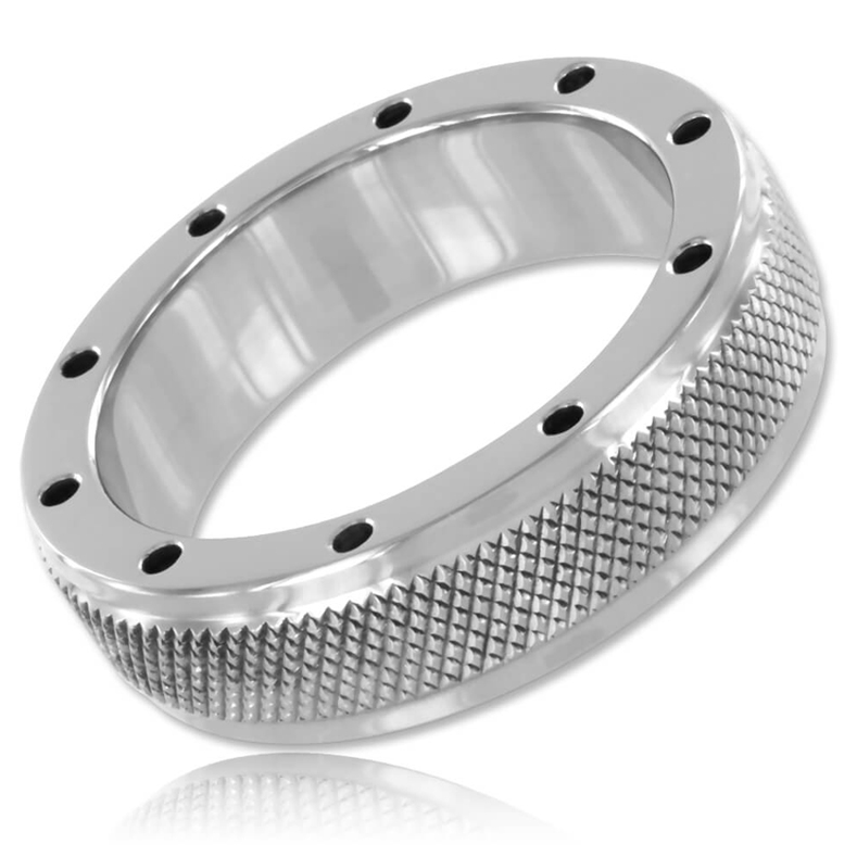 METAL HARD - METAL RING FOR PENIS AND TESTICLES 55MM METAL HARD  NOCTURNA DESIRES
