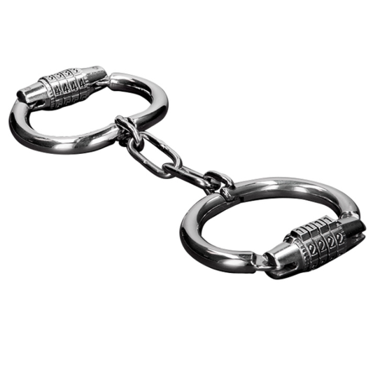 METAL HARD - HANDCUFFS WITH COMBINATION LOCK - NOCTURNA DESIRES