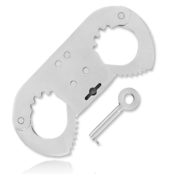 METAL HARD - THUMB CUFF METAL FINGER HANDCUFFS - NOCTURNA DESIRES
