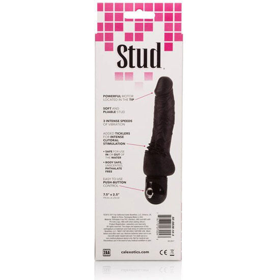 CALEXOTICS - POWER STUD CLITERRIFIC BLACK VIBRATOR - NOCTURNA DESIRES