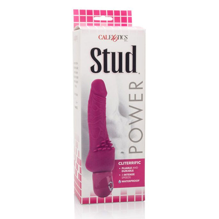 CALEXOTICS - POWER STUD CLITERRIFIC PINK VIBRATOR - NOCTURNA DESIRES