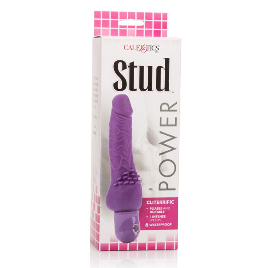 CALEXOTICS - POWER STUD CLITERRIFIC PURPLE VIBRATOR - NOCTURNA DESIRES
