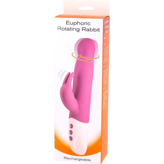 SEVEN CREATIONS - EUPHORIC BUNNY VIBRATOR WITH LILAC ROTATION - NOCTURNA DESIRES