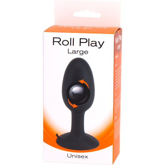 SEVEN CREATIONS - ROLL PLAY PLUG SILICONE LARGE - NOCTURNA DESIRES