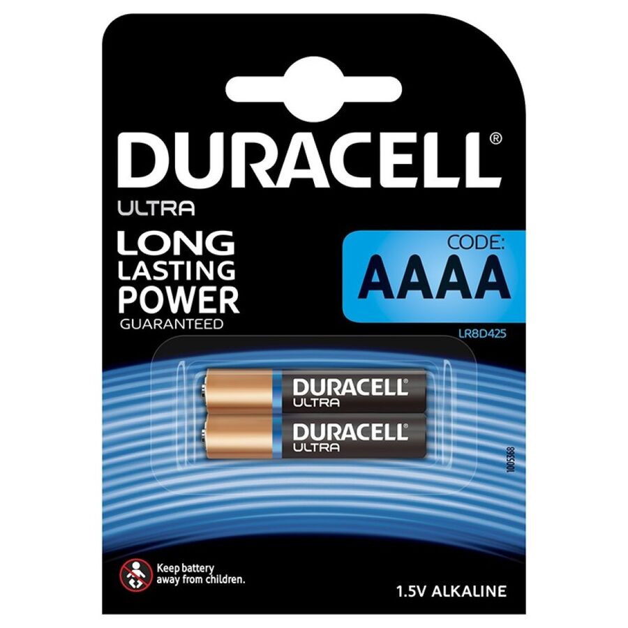 DURACELL - ULTRA POWER BATTERY ALCALINA AAAA MX2500 1,5V 2 UNITS - NOCTURNA DESIRES