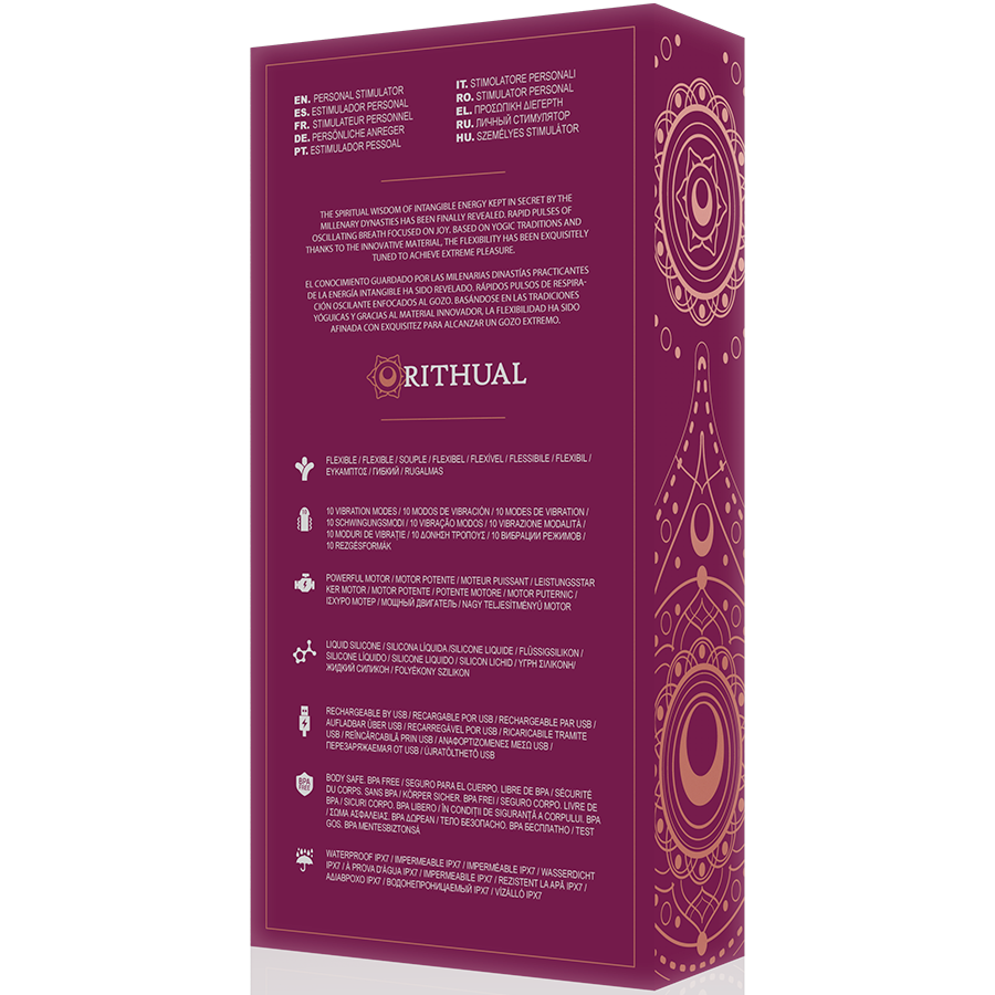 RITHUAL - ORCHID RECHARGEABLE G-POINT KRIYA STIMULATOR - NOCTURNA DESIRES