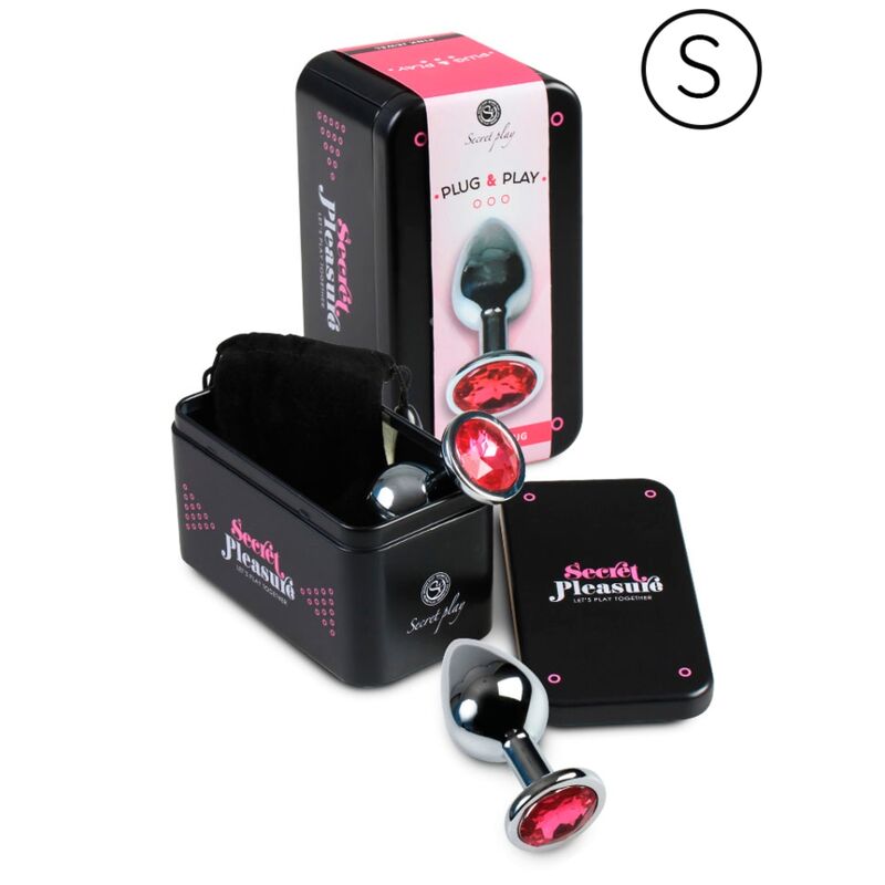 SECRETPLAY - PLUG ANAL ALUMINUM FUCHSIA 7 CM SECRETPLAY TOYS  NOCTURNA DESIRES
