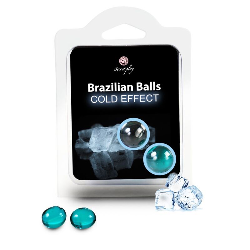 SECRETPLAY - BRAZILIAN BALLS COLD EFFECT 2 UNITS SECRETPLAY COSMETIC  NOCTURNA DESIRES