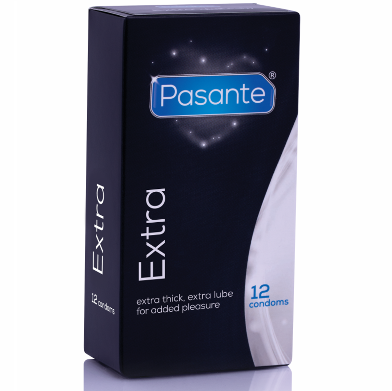 PASANTE - EXTRA CONDOM EXTRA THICK 12 UNITS - NOCTURNA DESIRES